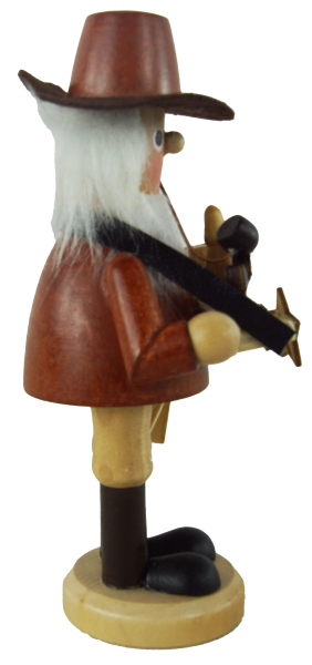 Preview: Traditionelles Räuchermännchen mit Bauchladen – Ein Stück Weihnachtszauber für Ihr Zuhause
